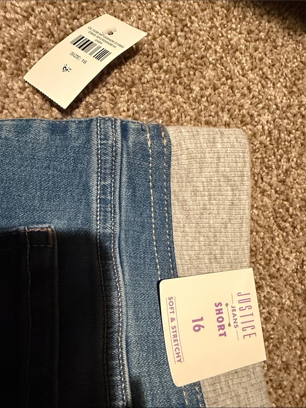 Justice casual denim